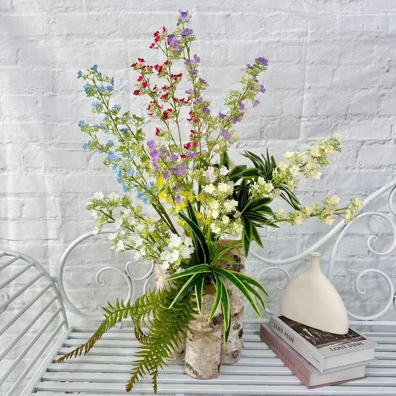 Fausses fleurs artificielles pour décoration de mariage