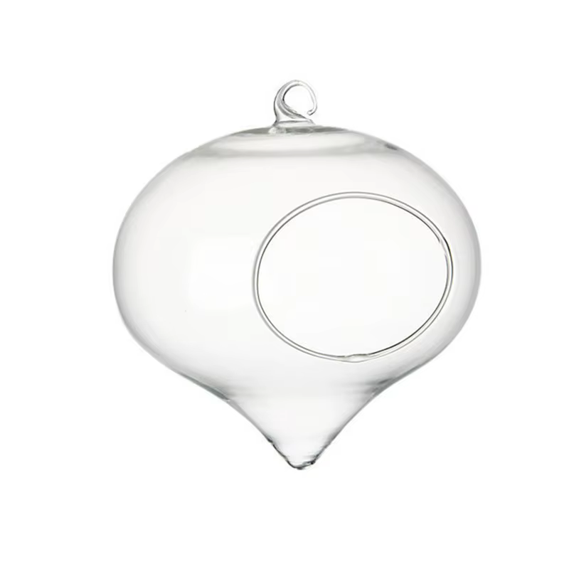 Vase à Boules de Verre de 11x9cm pour Décoration de Mariage