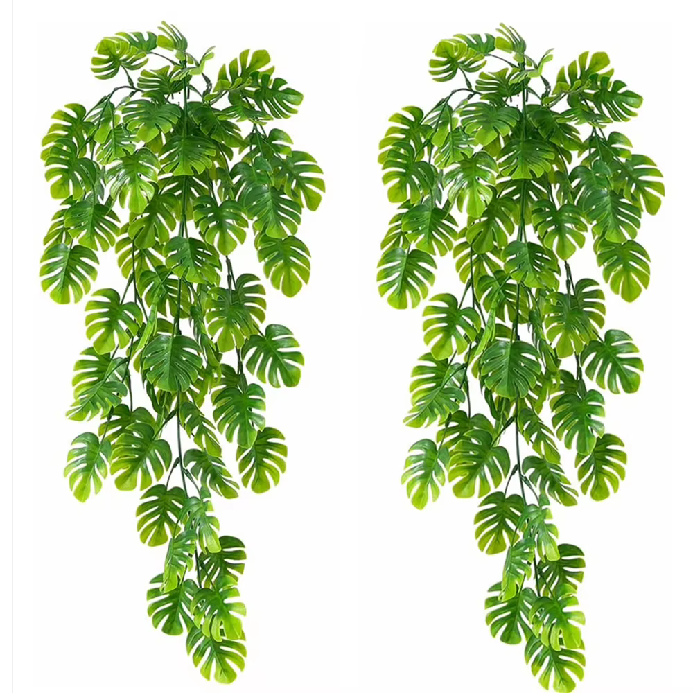 Plante de Vigne Artificielle, Fausses Feuilles de Palmier, Lierre, Enge