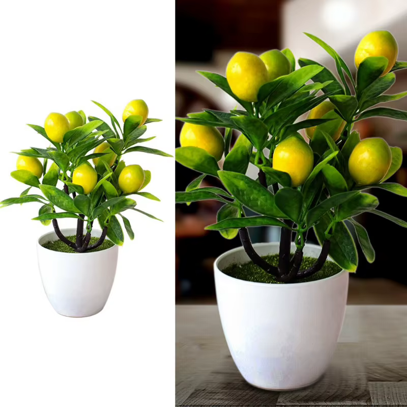 Simulation de Fruits artificiels au citron