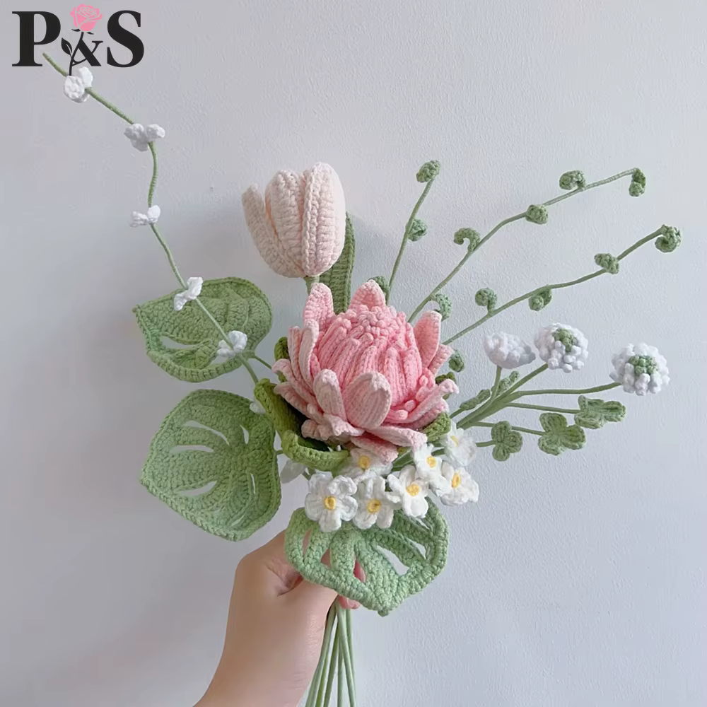 Fleurs au Crochet faites à la main