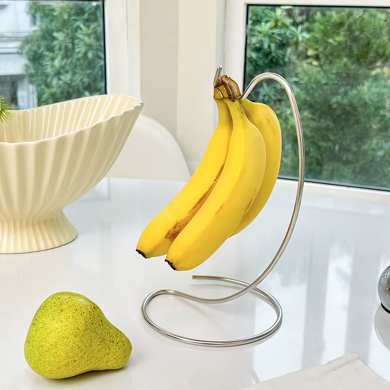 Support de banane pour garder la banane fraîche, support moderne, crochet d'arbre pour comptoir de cuisine, Gadget de cuisine mignon
