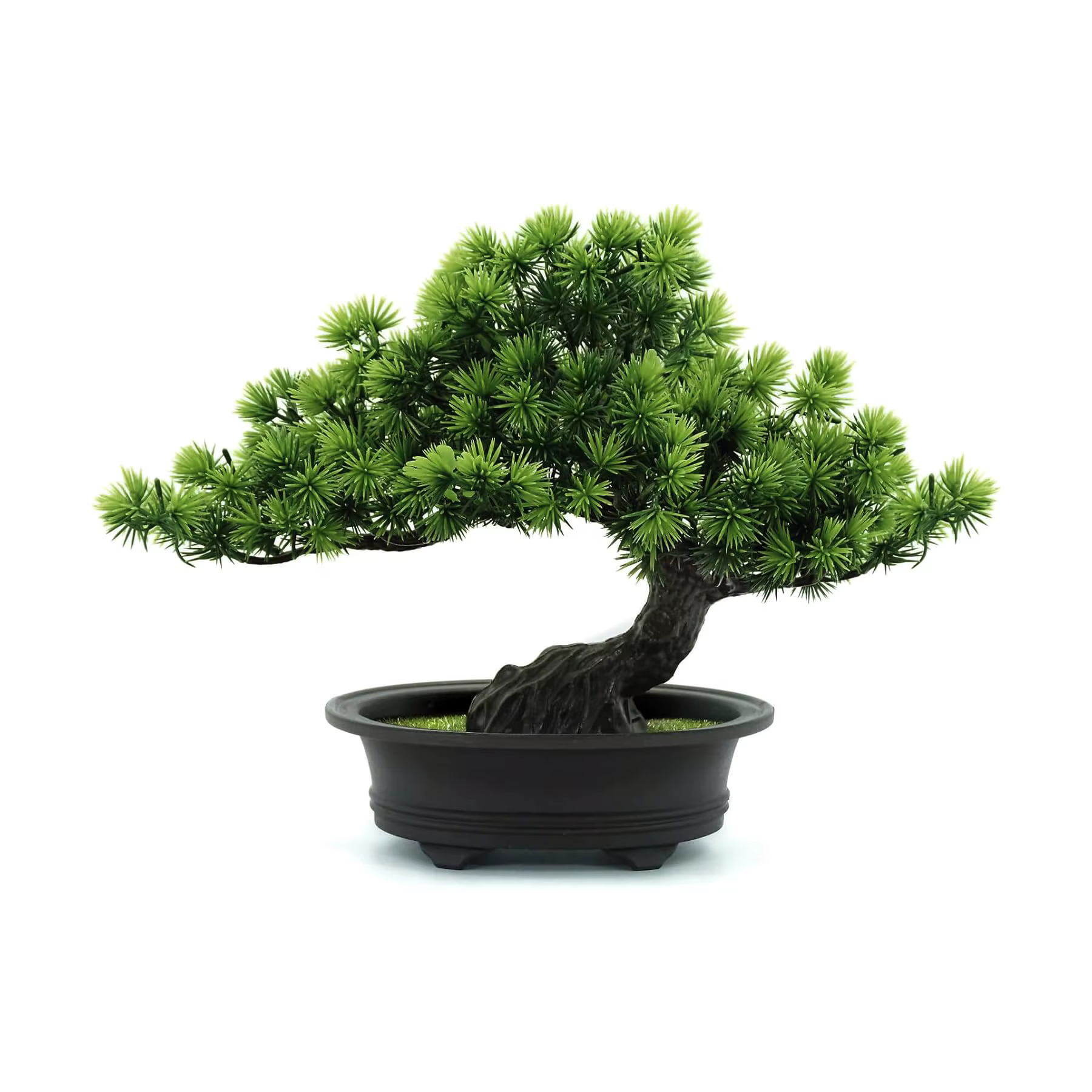 Plante artificielle verte faux bonsaï arbre intérieur étagère bureau salle de bain ferme décor maison chambre