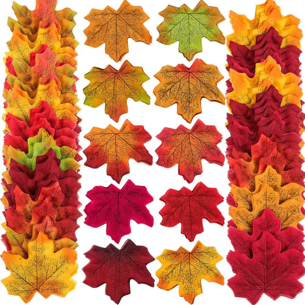 Feuilles d'érable simulées