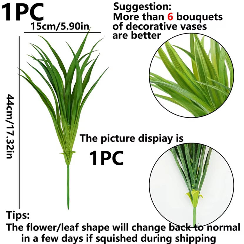 Plante artificielle printemps herbe supportplant maison jardin bonsaï fête de noël décoration mariage extérieur mur bricolage cadeau offre spéciale