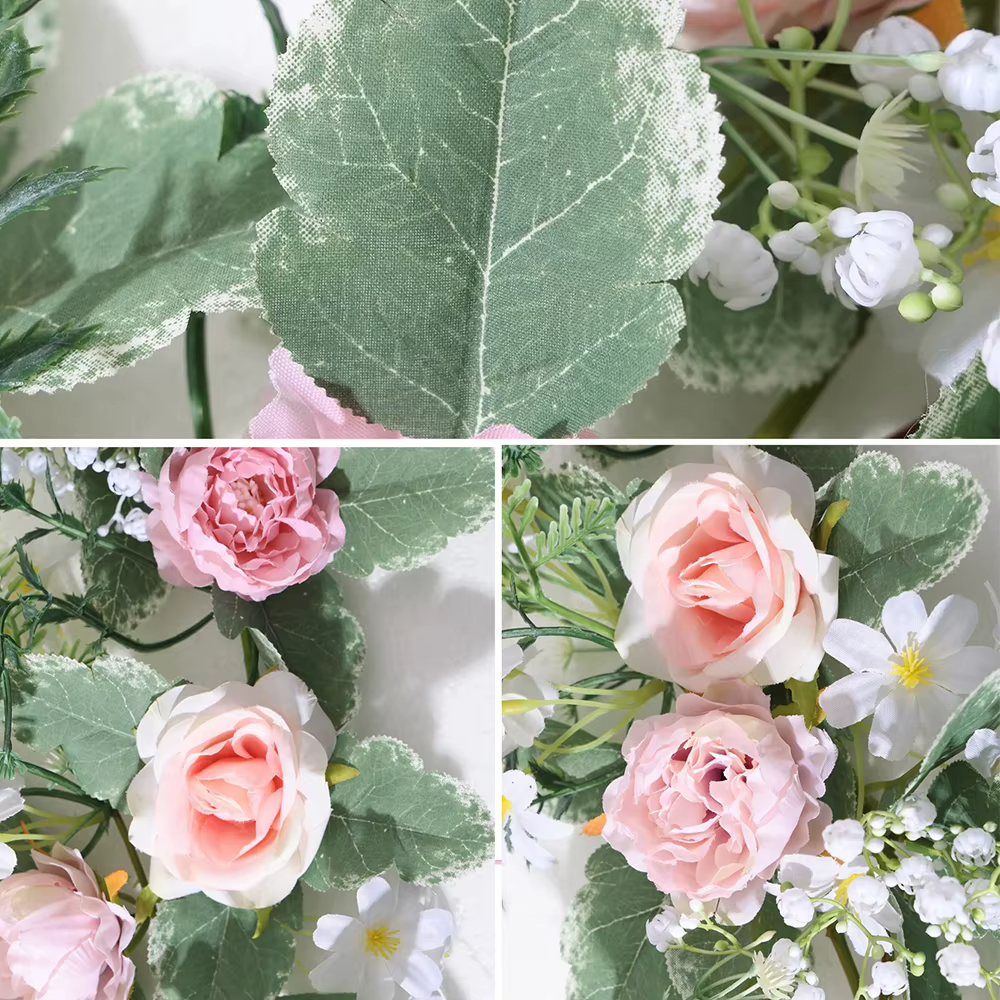 Rose artificielle fleur vigne 175cm pivoine marguerite guirlandes florales pour décor de fête de mariage centre de Table extérieur saint valentin