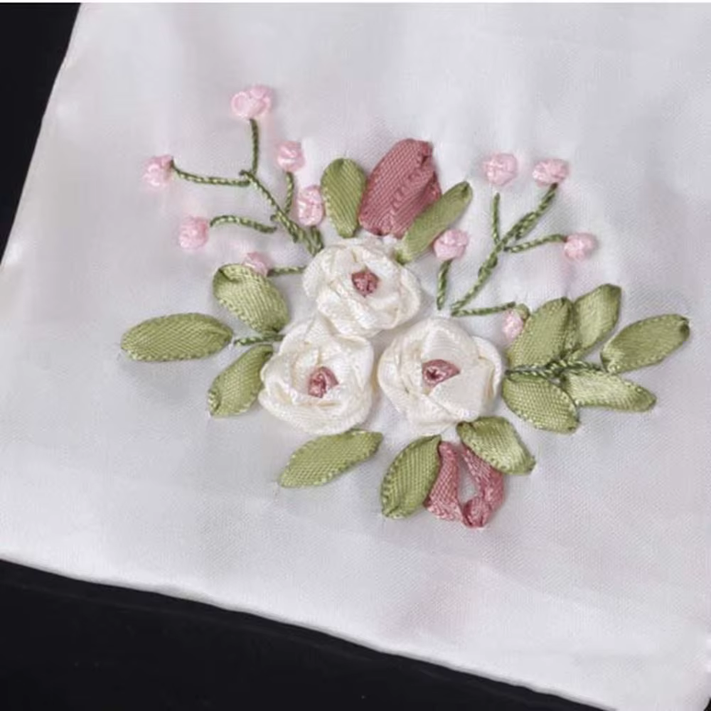 Sac à bonbons brodé fleur proximité wstring, sac pour rempli d'herbes parfumées, petites poudres grill, sac de rangement, sac cadeau, E27