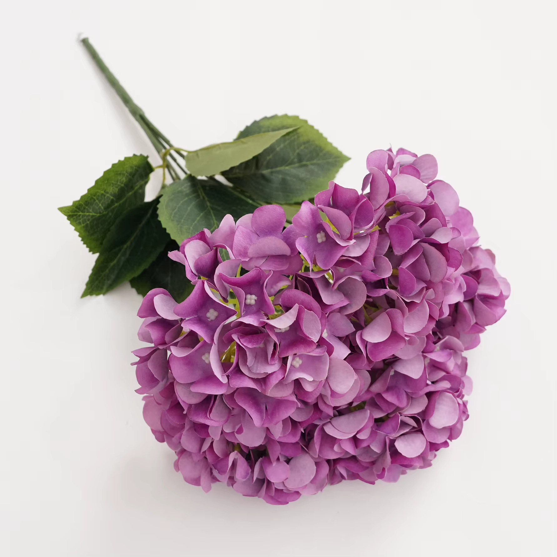 Angela A9991 5 Têtes d'hortensias artificiels pour arrangements floraux de mariage