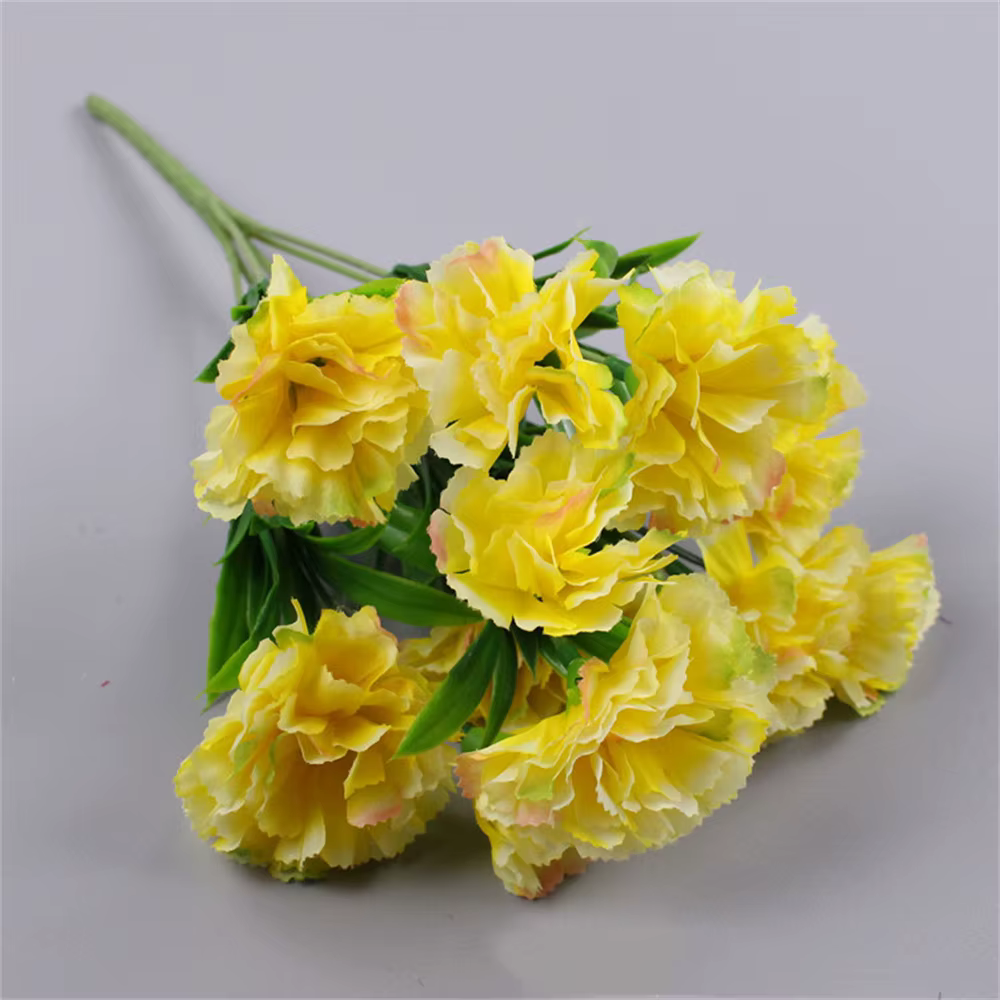 Bouquet de Œillets Artificiels en Soie pour la Fête des Mères