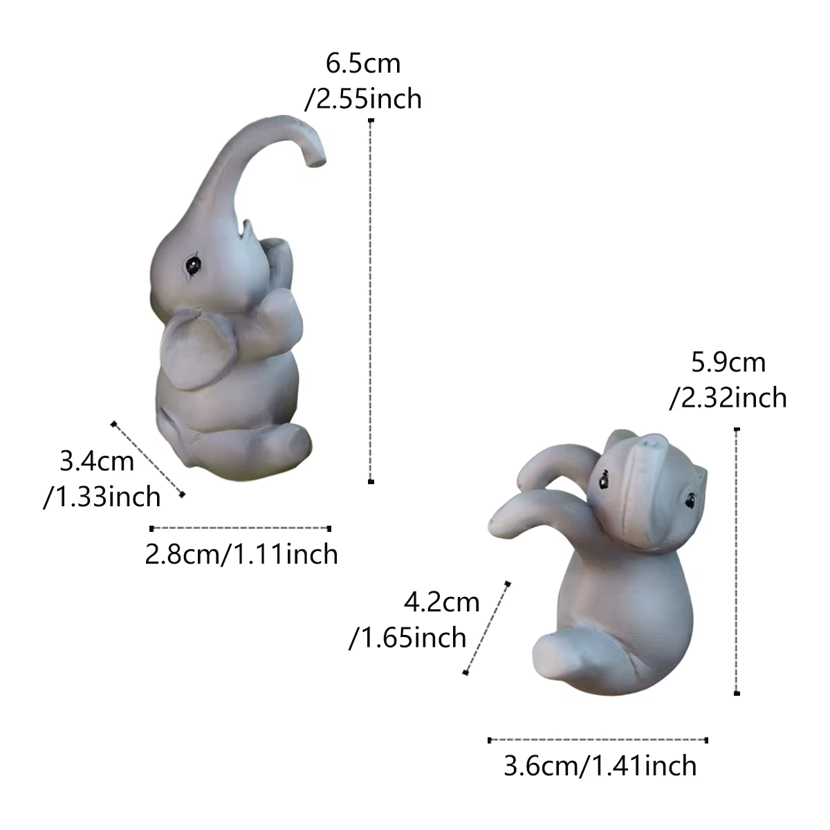 Pot de fleur d'éléphant créatif