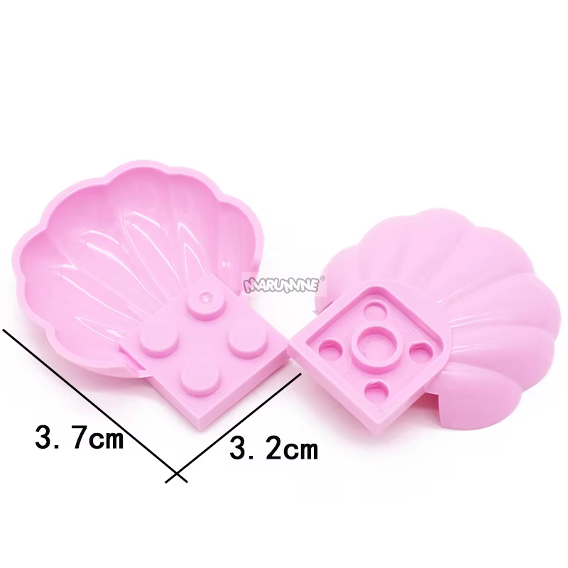 Marumine MOC – pièces de fleurs de palourde avec 4 goujons