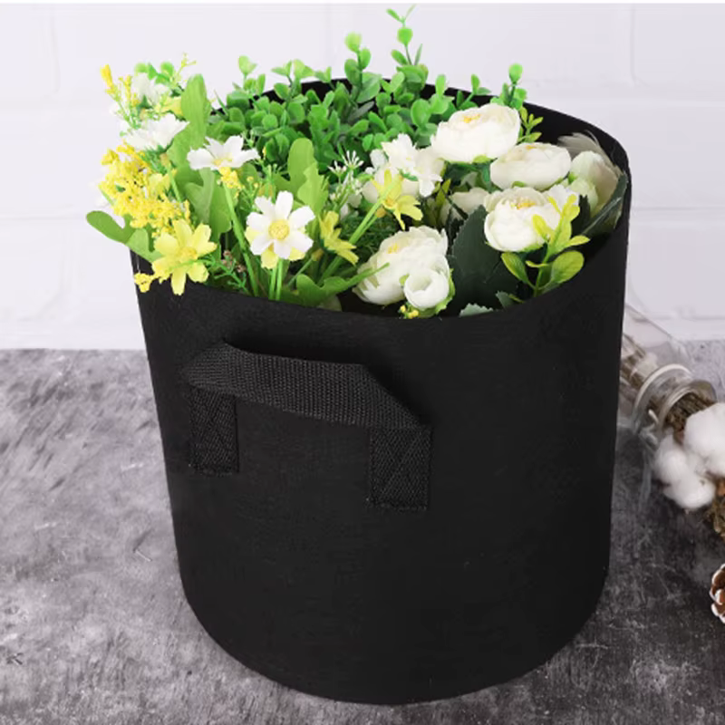 Nouveau sac de plantation en tissu Non tissé pour cultiver des fleurs
