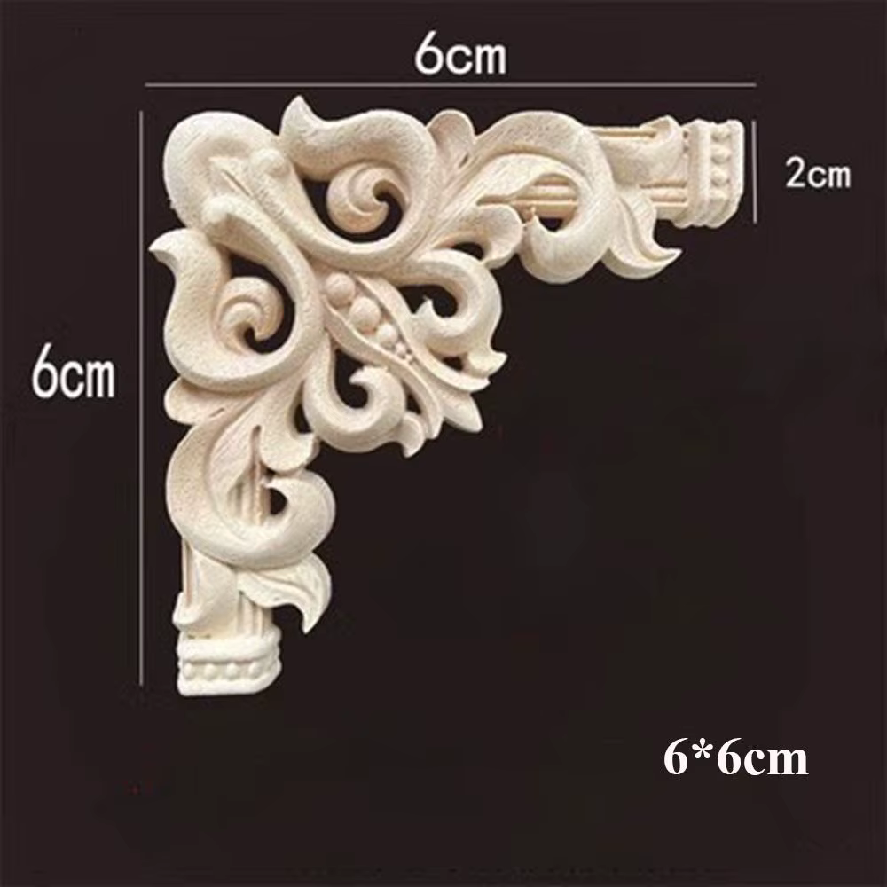 Artisanat sculpté en bois Floral naturel de haute qualité