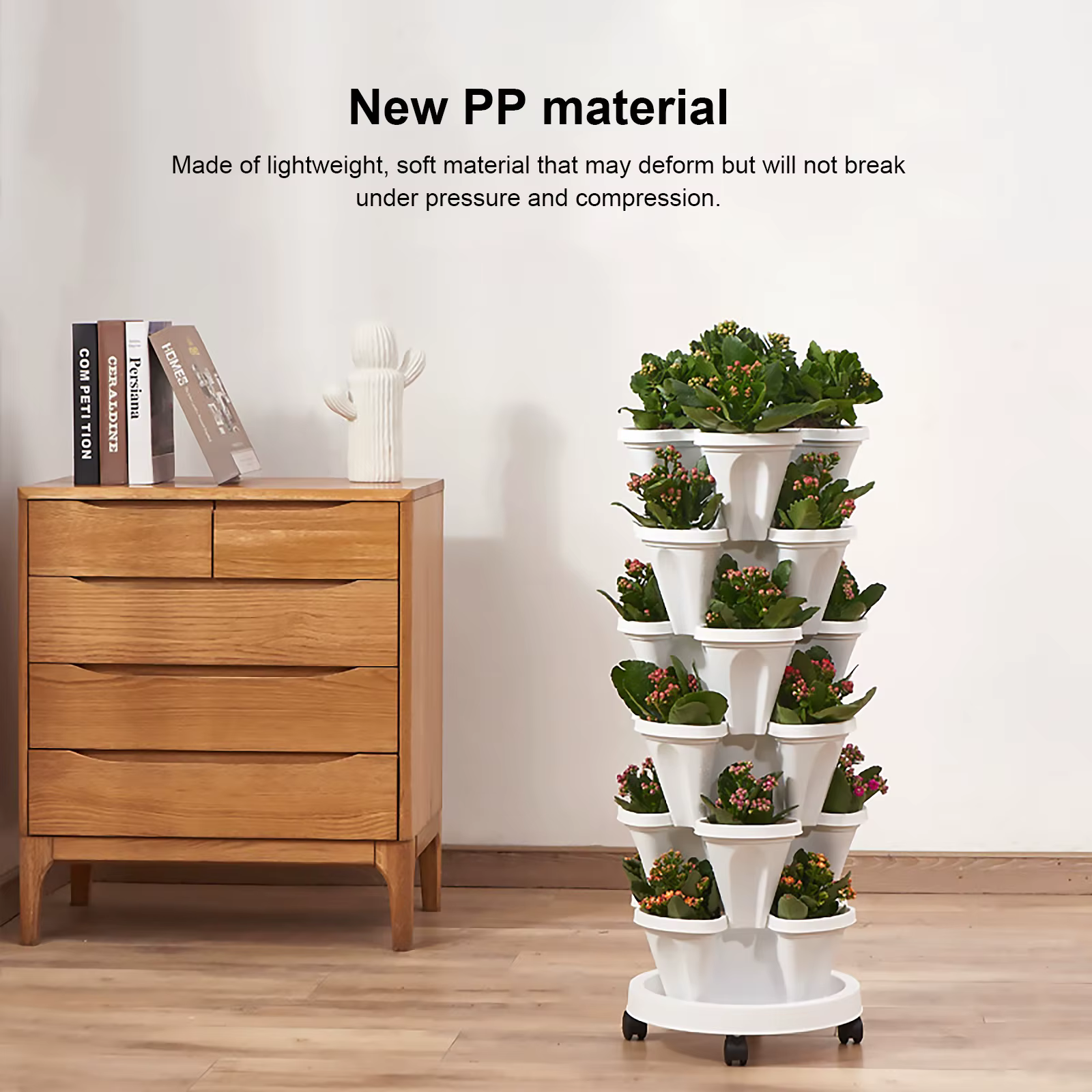 Jardinière verticale empilable