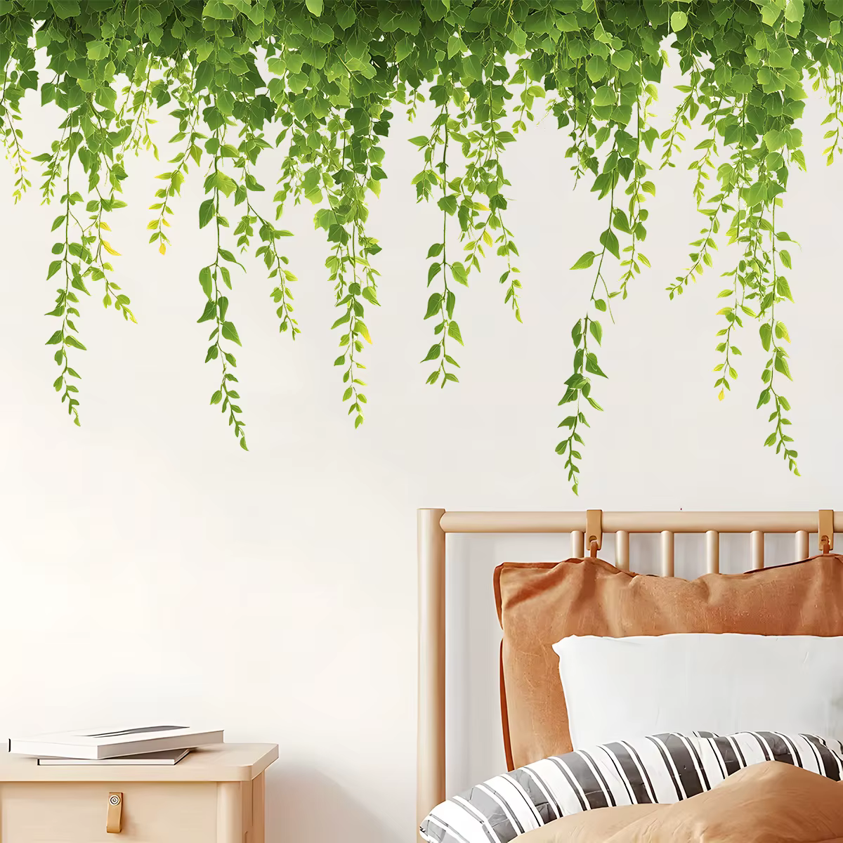 Nouvelle Simulation plante de vigne verte bande
