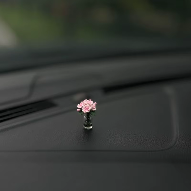 Mini Vase à roses et tournesol