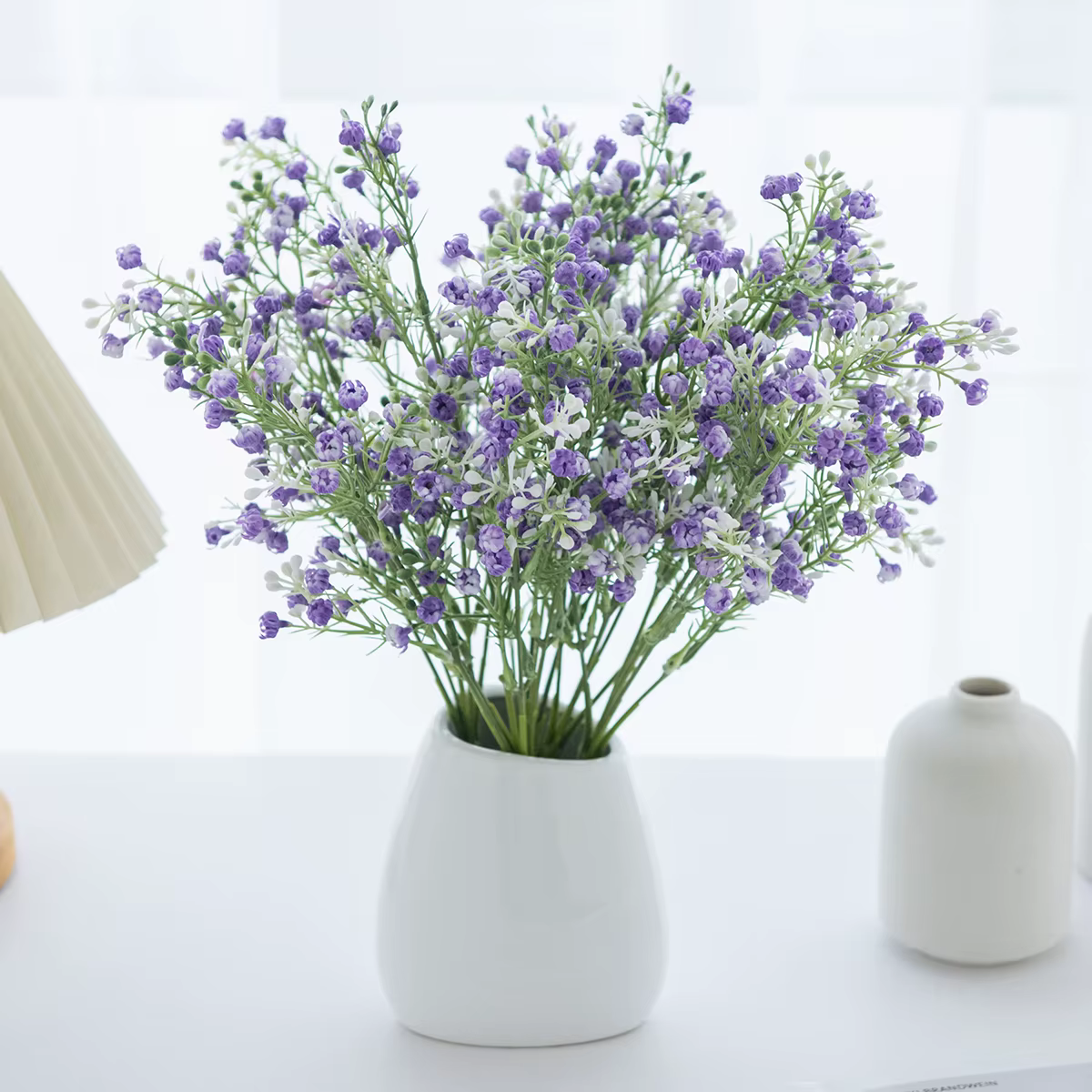 Fleurs et plantes artificielles Gypsophila – Offre Spéciale pour Bouquet de Mariée