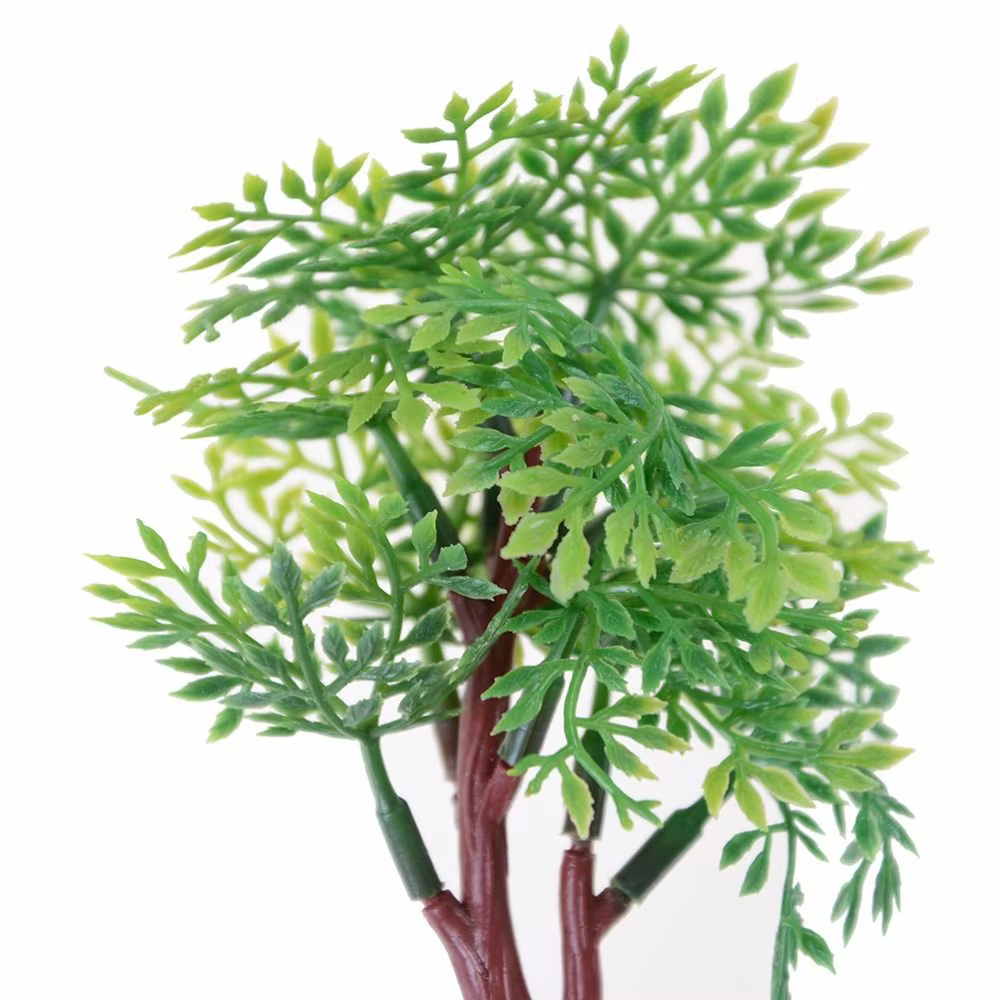 Arbres scène décoration Figurines miniatures Micro-paysage faux arbre Pot de fleur ornements modèle ornement