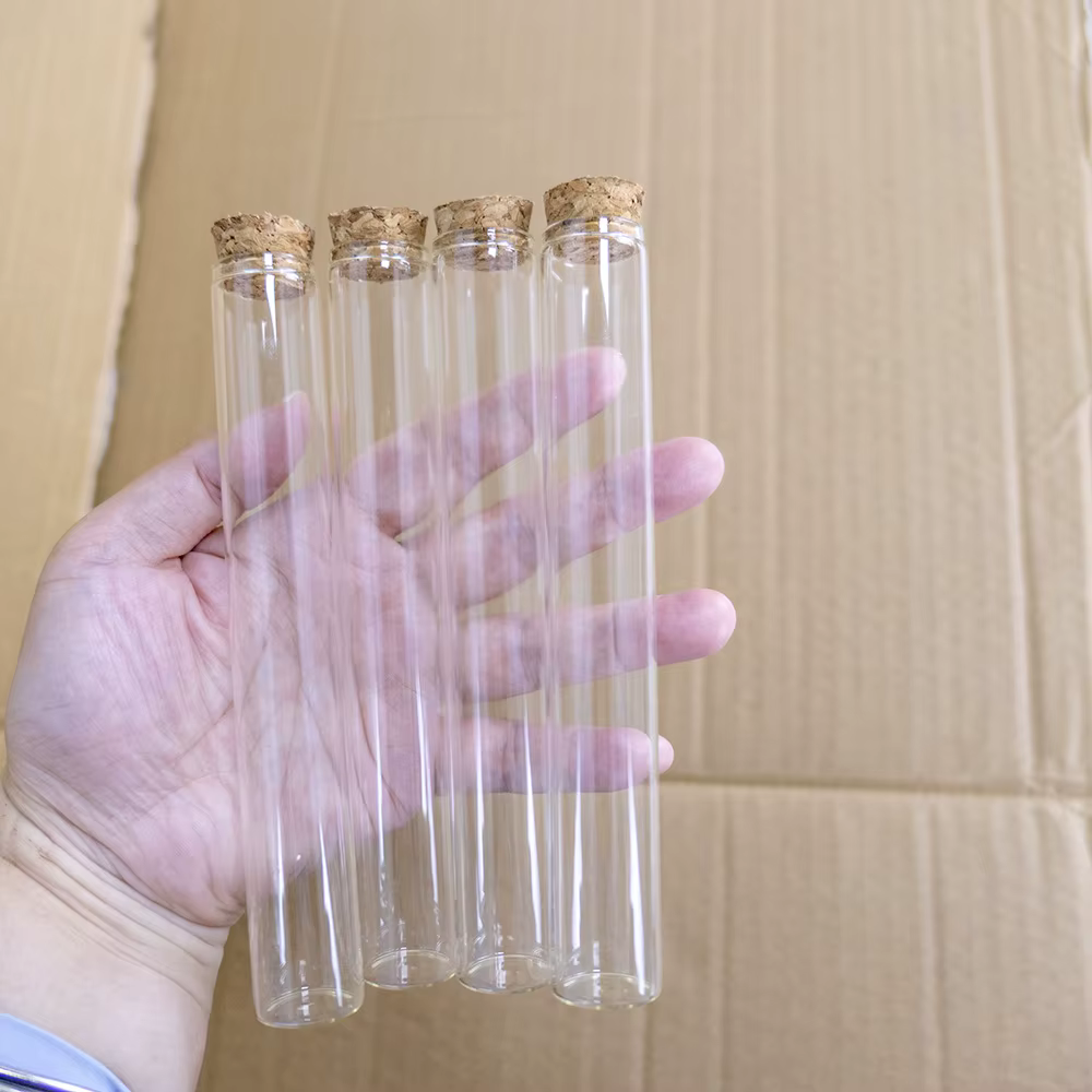Bouteilles en verre avec bouchon