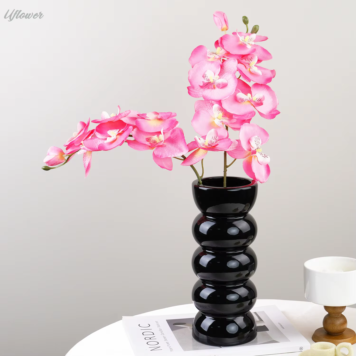 Fleurs d'orchidées papillon artificielles
