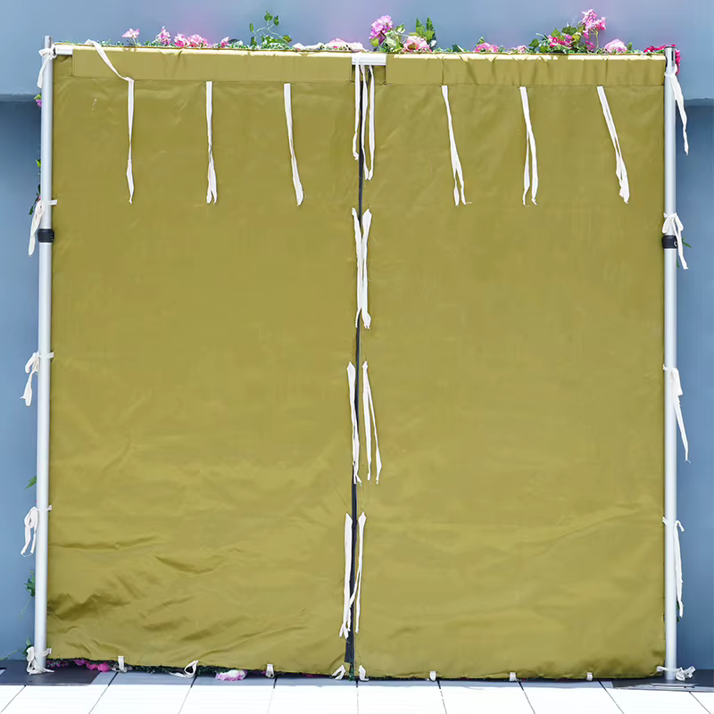 Mur de fleurs en tissu enroulable