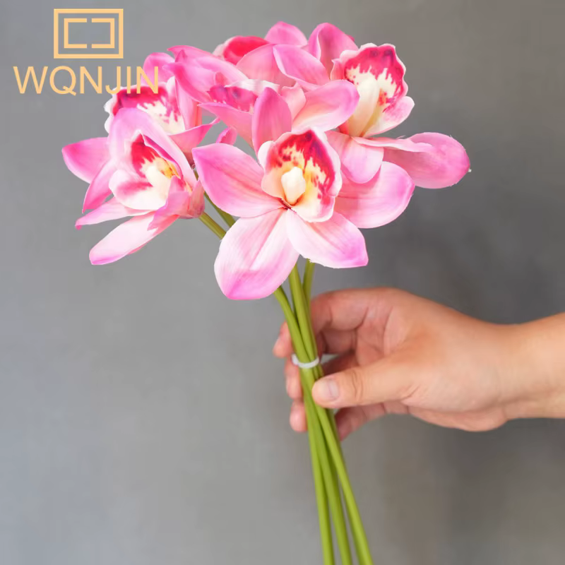Vases orchidées papillon pour la décoration intérieure