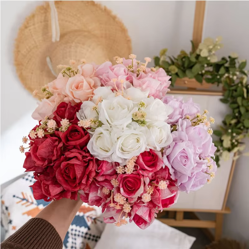 Bouquet de roses irritables