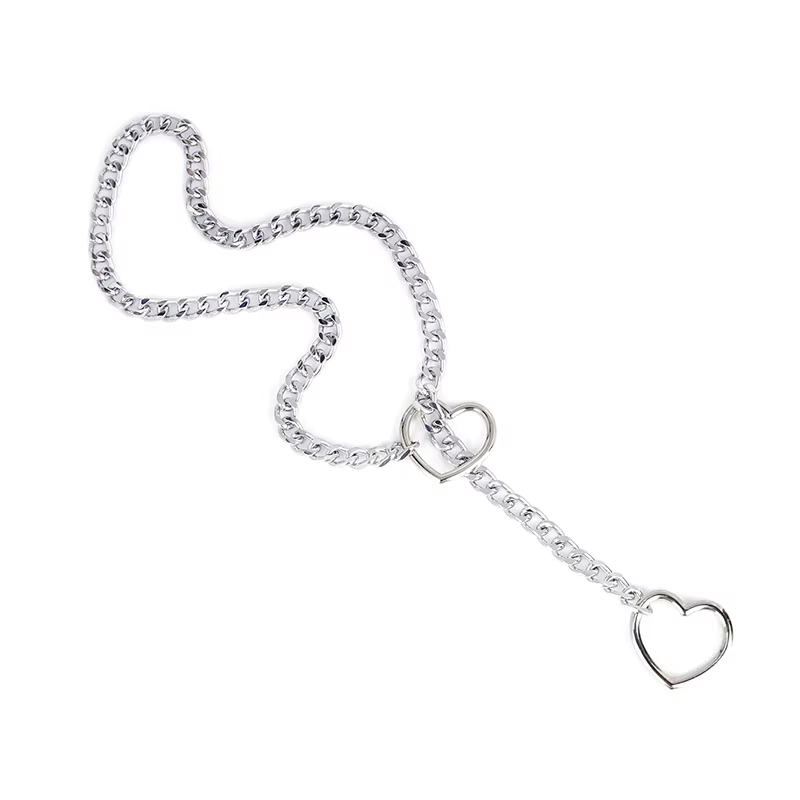 Collier en métal pour adultes, jouet intime pour jeux de rôle SM, style punk occidental, accessoire cadeau exotique pour couple