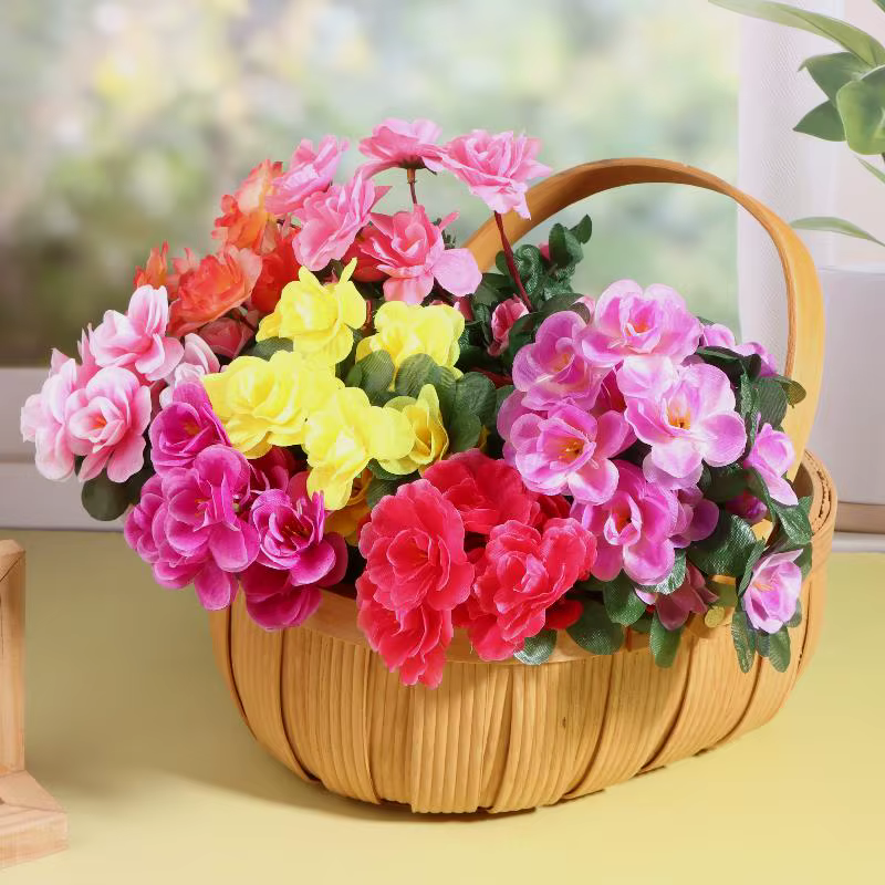 Bouquet de fleurs d'azalées artificielles