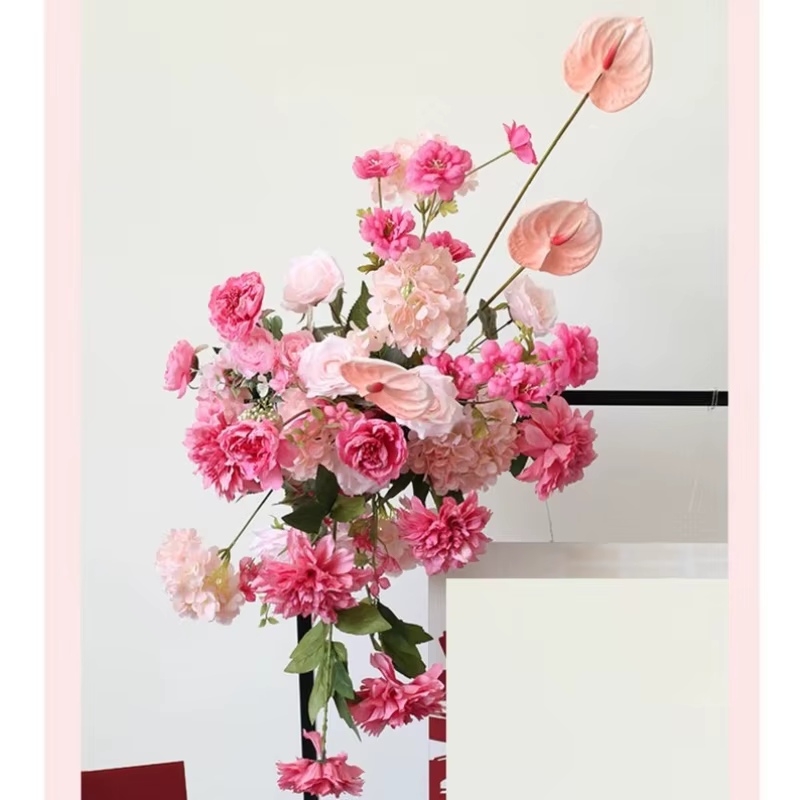 Guirlande de fleurs artificielles pour mariage