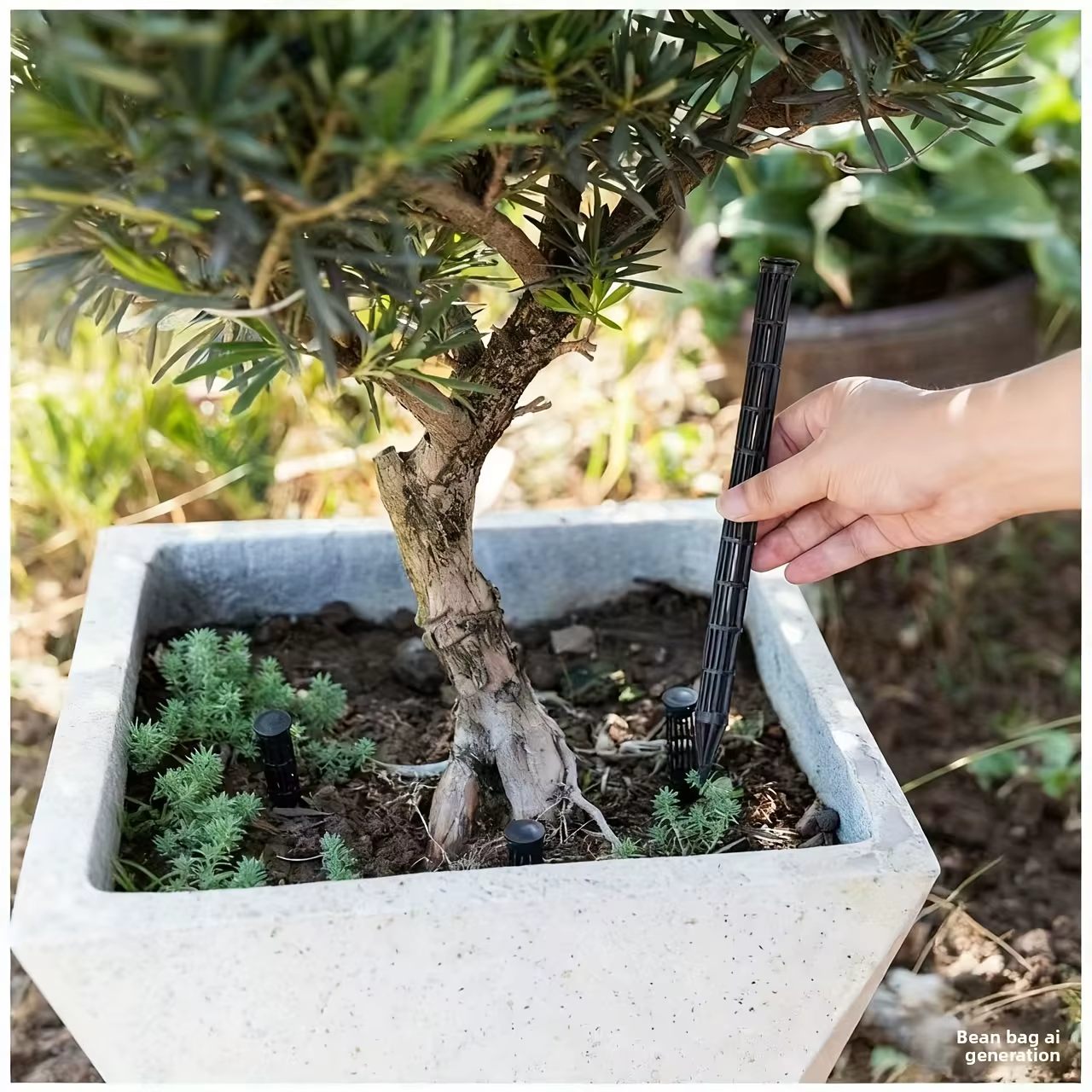 Tubes d'aération pour pots de plantes