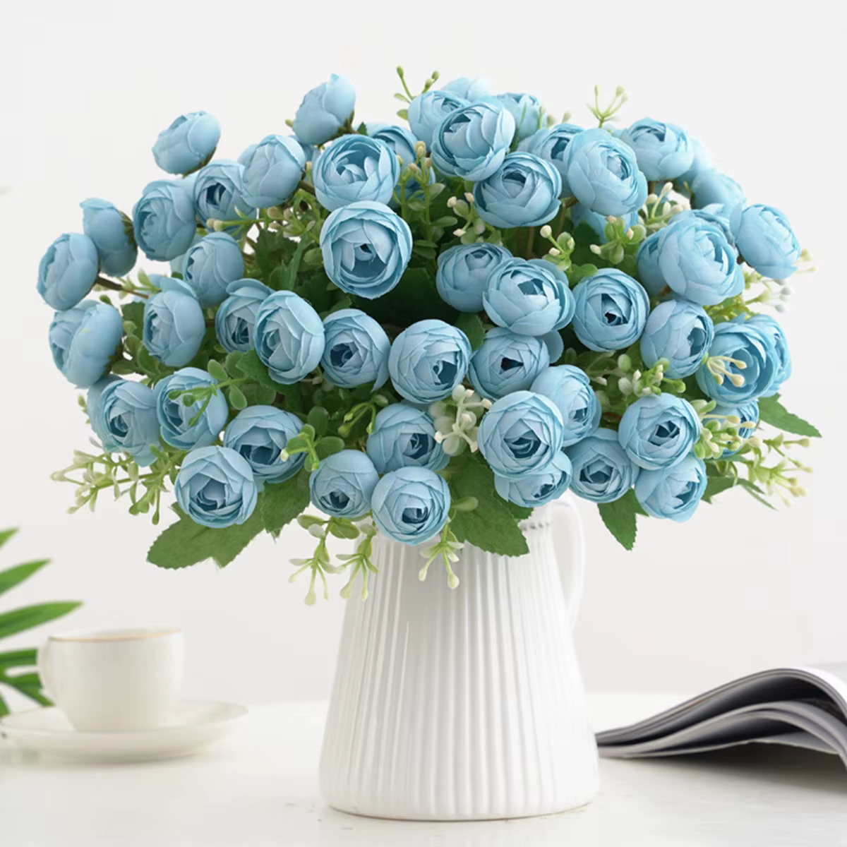 Bouquet de fleurs artificielles en soie pour festival