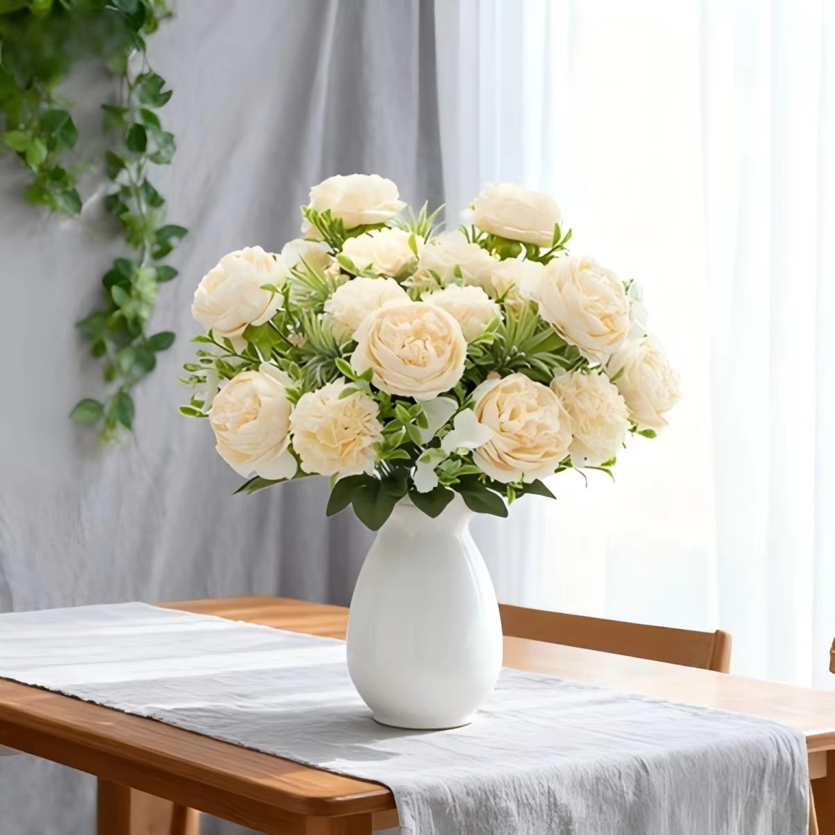 Fleurs artificielles en forme de bulbes