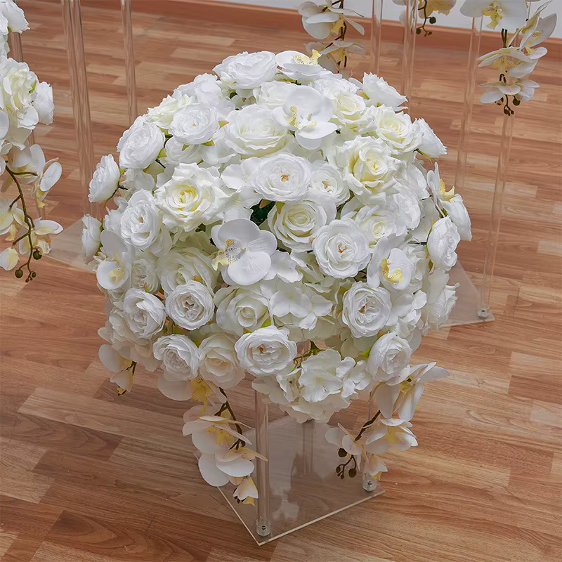 Balles de fleurs de roses d'hortensia Phalaenopsis 3D