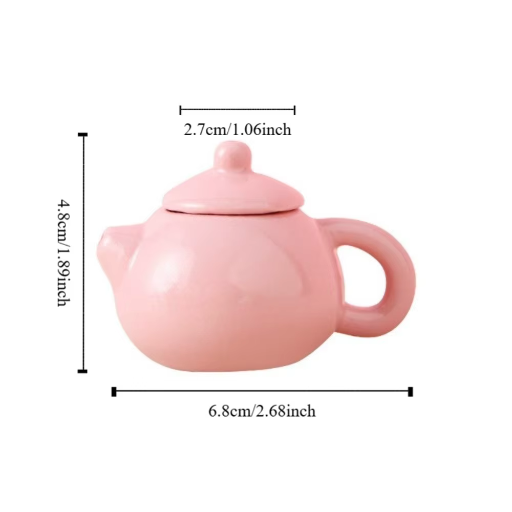 Théière en porcelaine à fleurs de 40 ml
