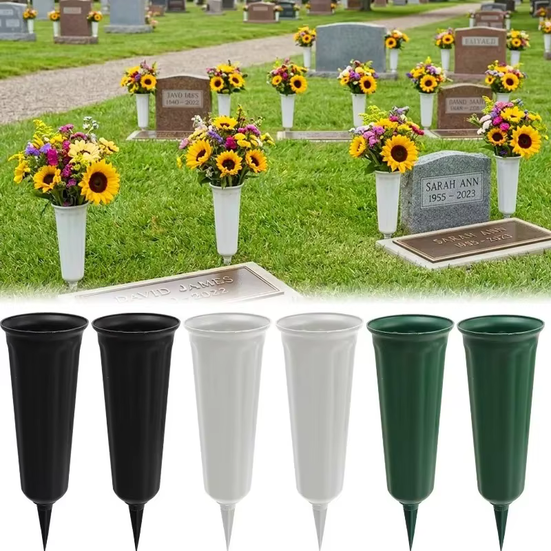 Vase à fleurs pour tombes