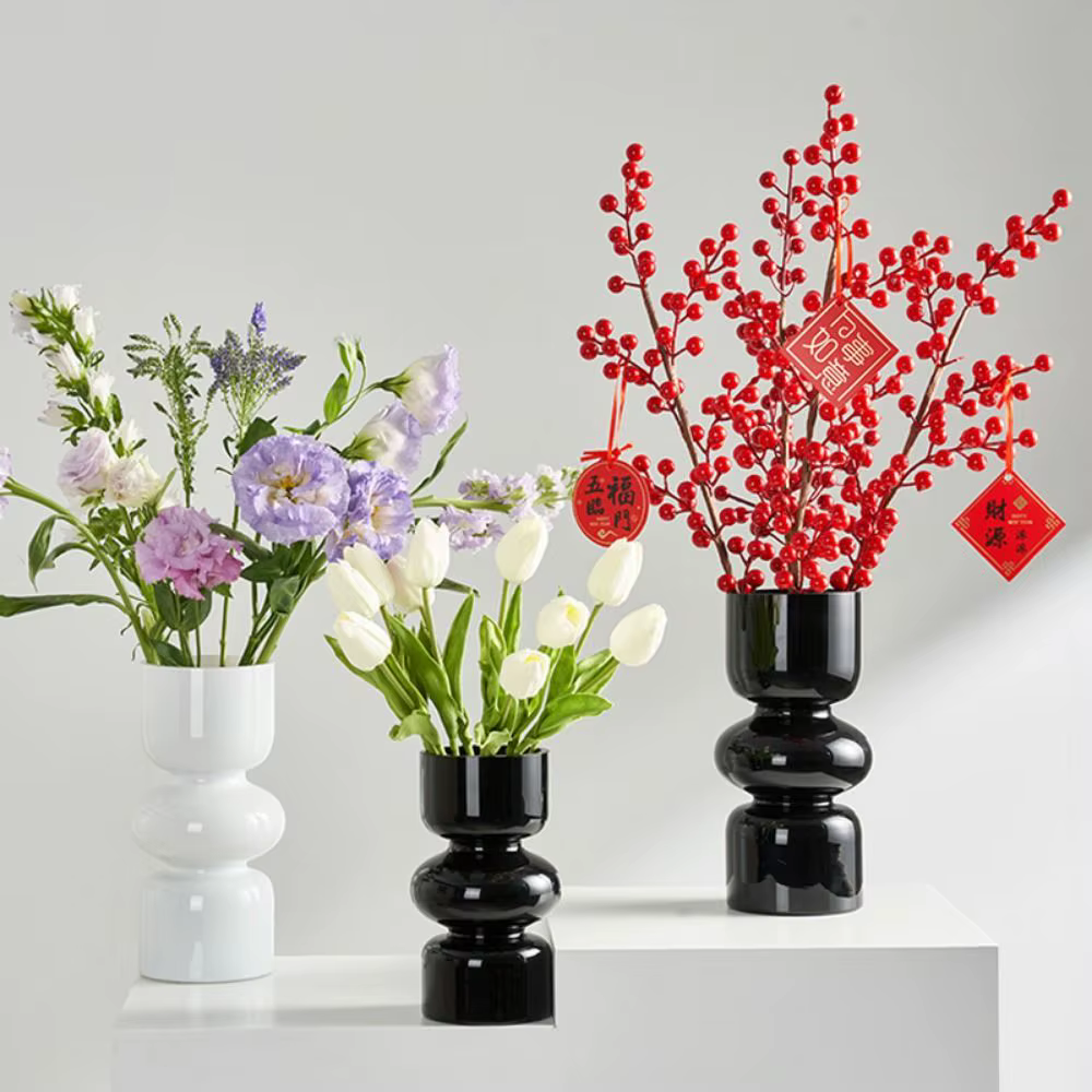 Vase décoratif en verre pour plantes d'ornement