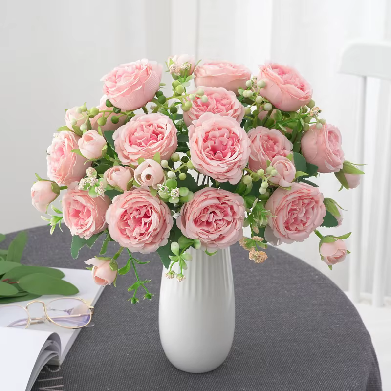 Fleur artificielle pivoine