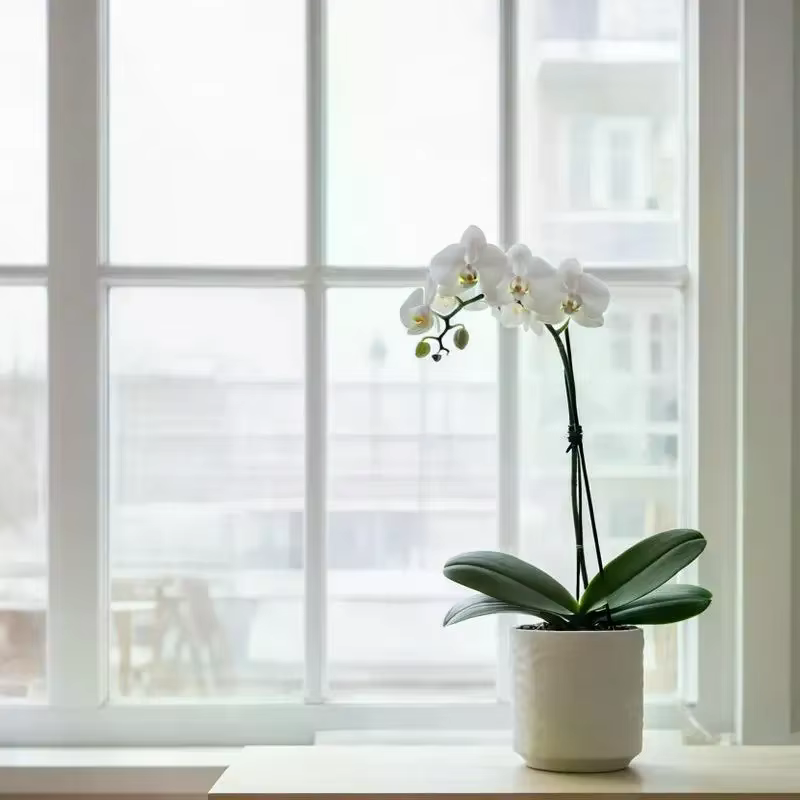 Des pots de fleurs simples en forme de vague