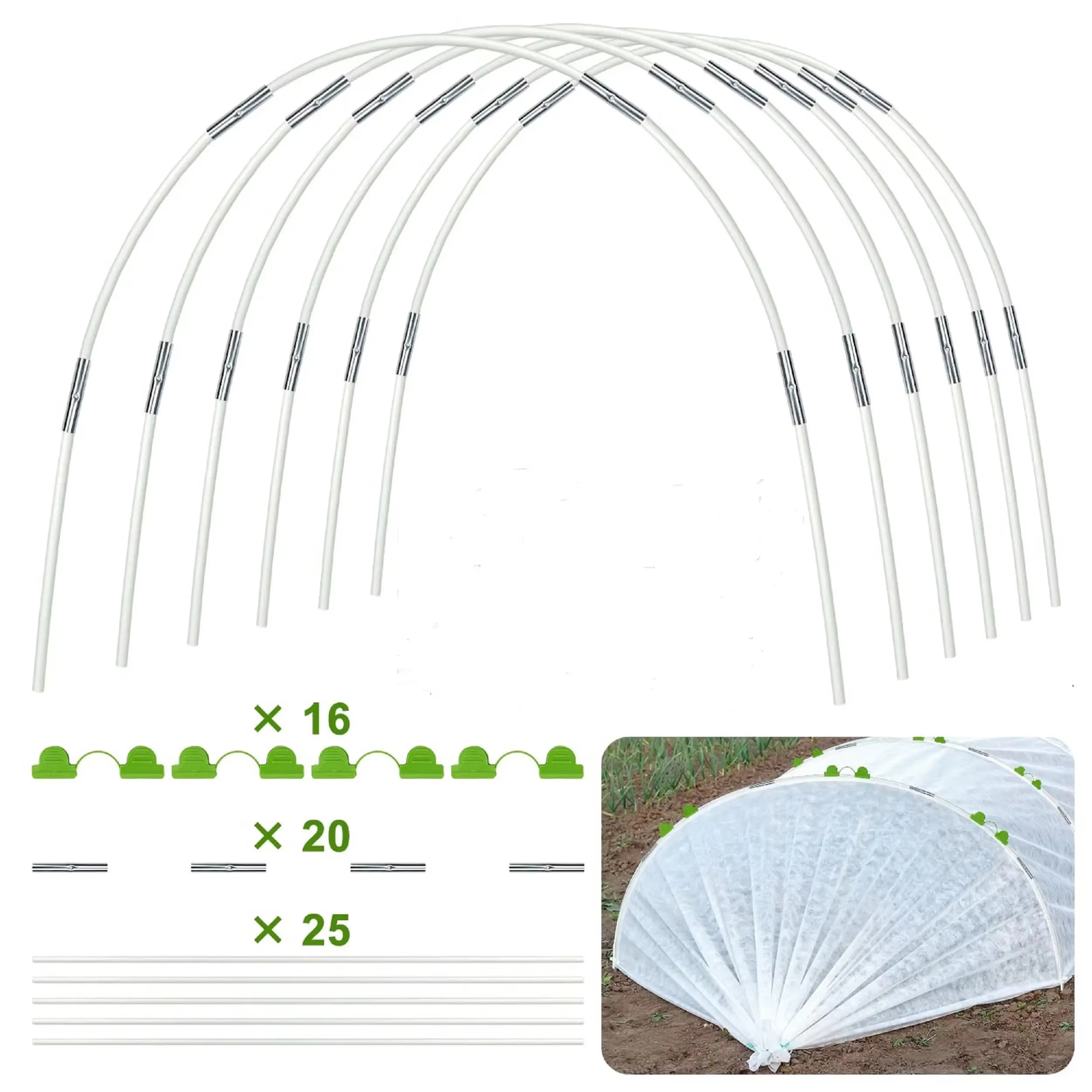 Arche de serre DIY pour tunnel végétal