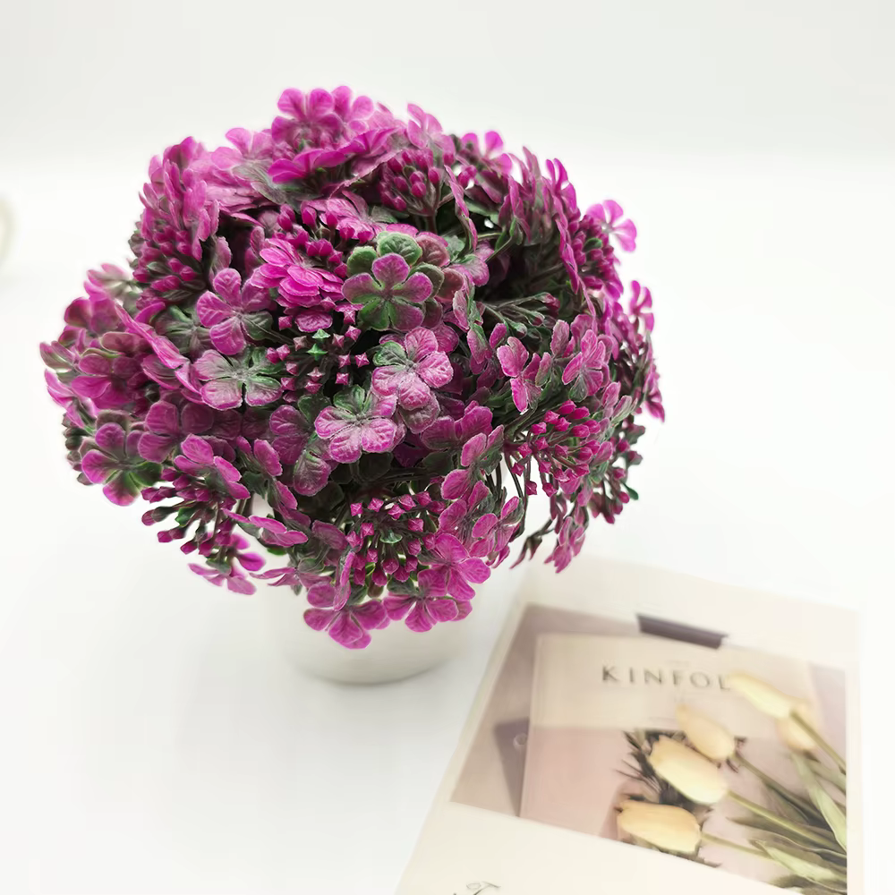 Ensemble de fleurs artificielles de 15 cm