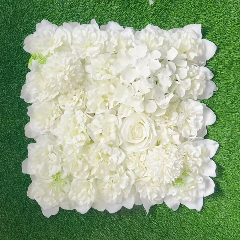 Arrangement de fleurs de pivoine artificielle