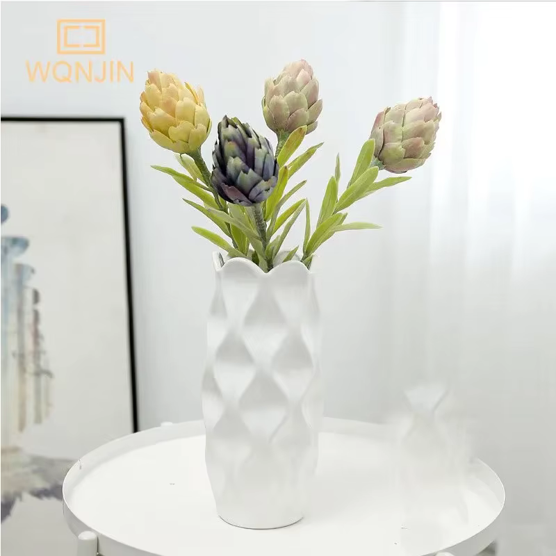 WQNJIN – Bouquet de fleurs artificielles de marguerite jaune