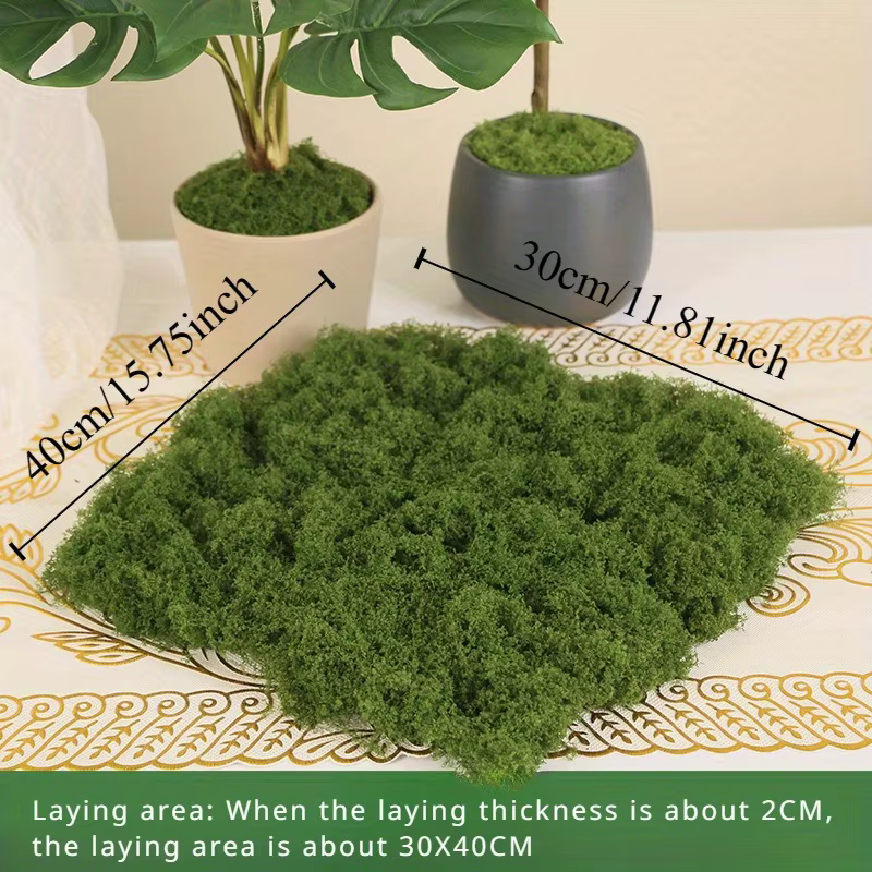 Fausse mousse verte artisanale