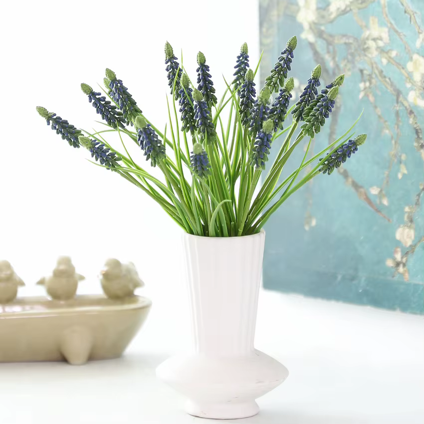 1 PCS Fleurs Artificielles Muscari ​ Jacinthe de raisin