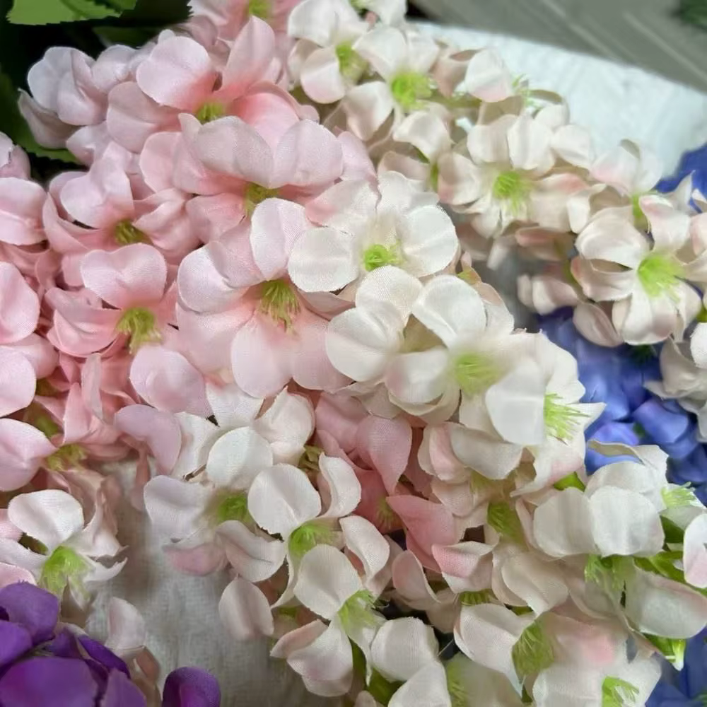5 tiges de fleurs artificielles de jacinthe
