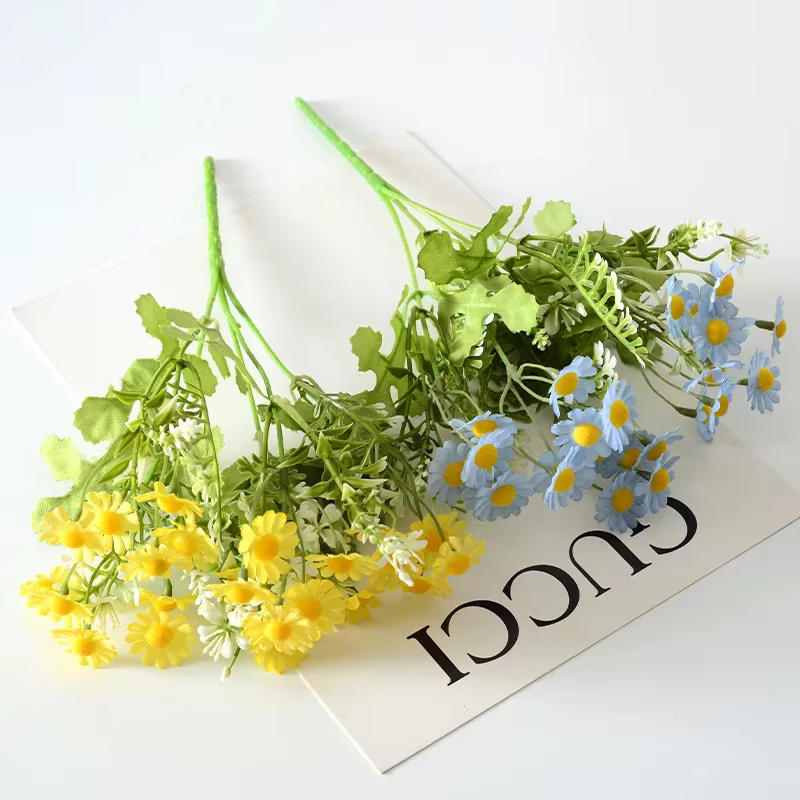 Fleur artificielle de camomille pour la décoration de la maison