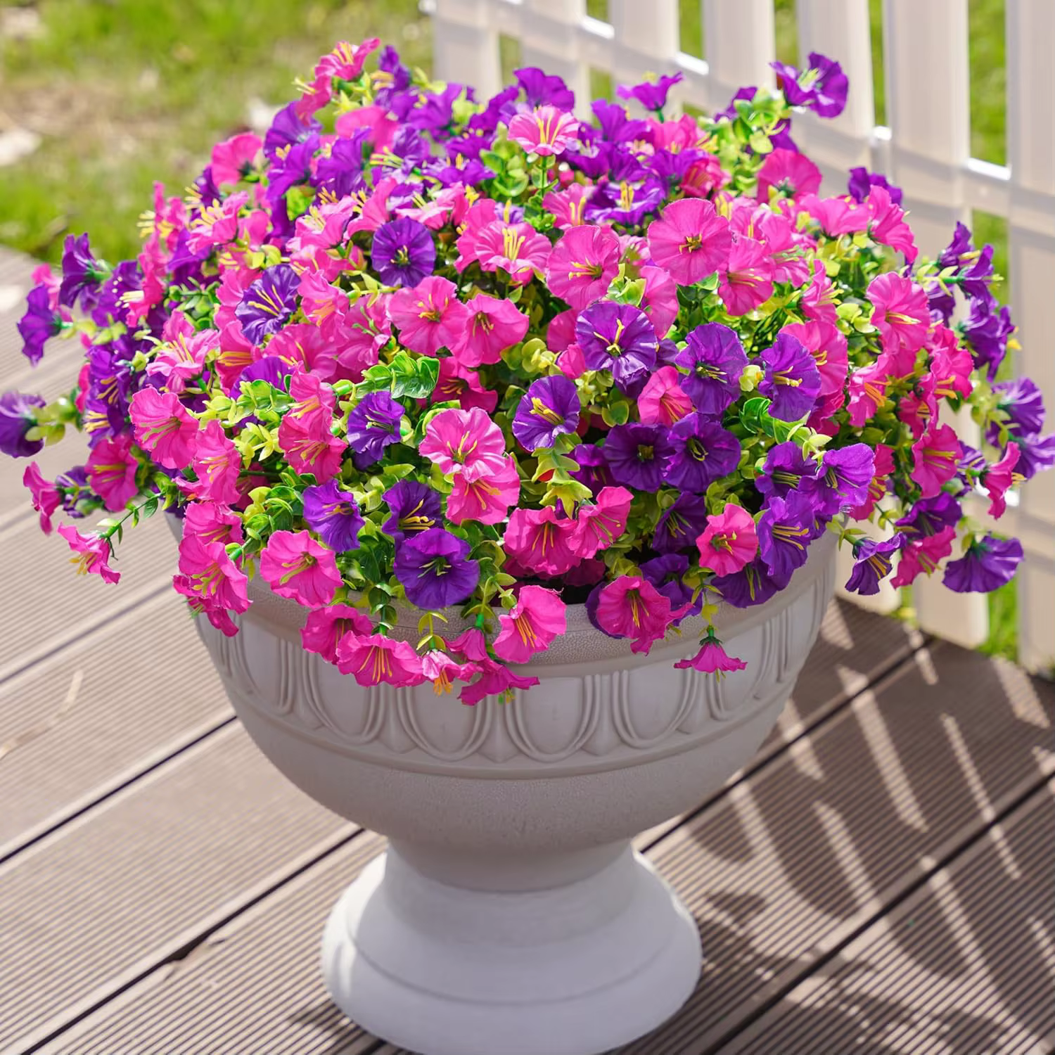 Guirlande de fleurs artificielles Morning Glory pour mariage
