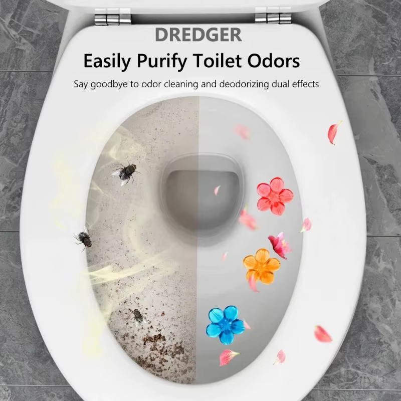 Désodorisation des toilettes et élimination des odeurs Wonder : nettoyant en gel de fleurs pour toilettes, nettoyant pour toilettes, parfum rafraîchissant pour salles de bains à domicile