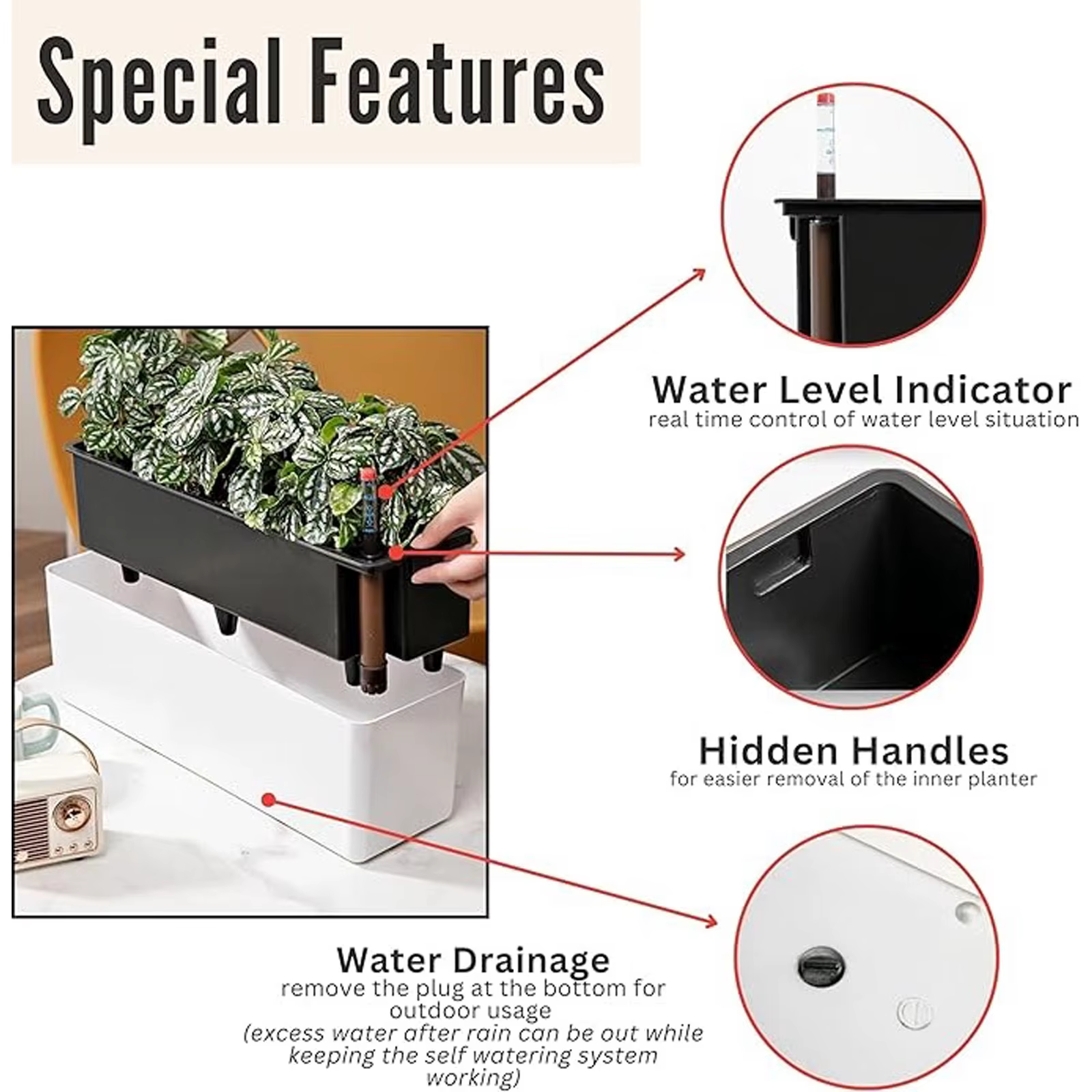 Jardinière spéciale pour balcon